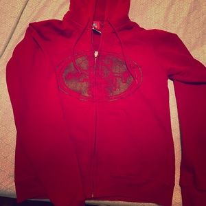 Red women’s SF 49ers hoodie